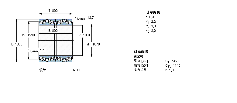 SKF 圆锥滚子BT4B334031/HA4样本图片