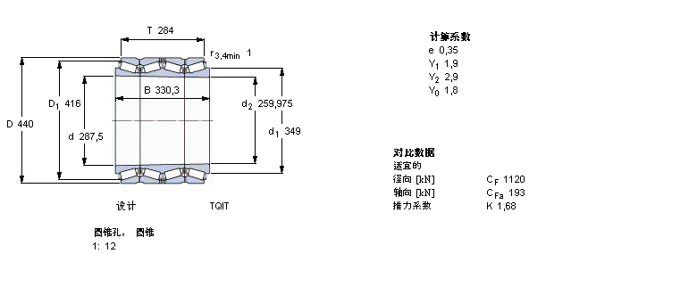 SKF 圆锥滚子BT4B332997/HA1样本图片