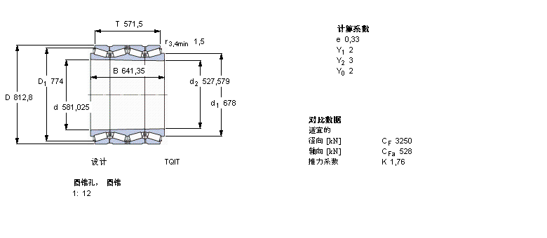 SKF 圆锥滚子BT4B332658/HA4样本图片