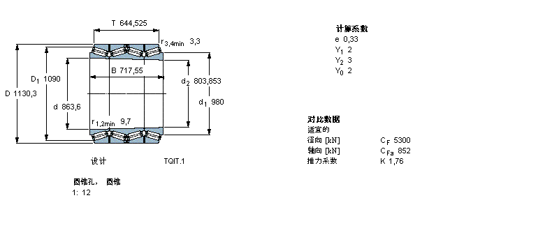 SKF 圆锥滚子BT4B332571/HA4样本图片