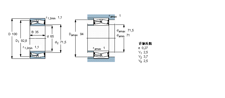 SKF 球面滚子24013-2CS5W/VT143样本图片