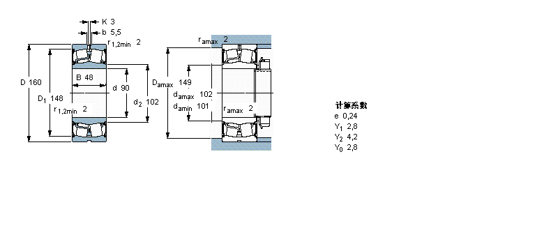 SKF 球面滚子BS2-2218-2CS/VT143样本图片