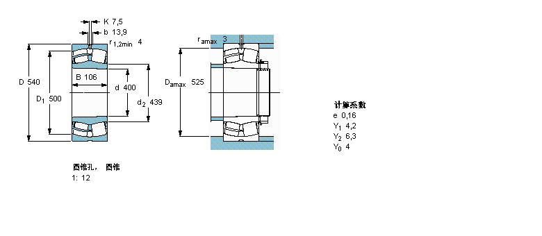 SKF 球面滚子23980CCK/W33样本图片