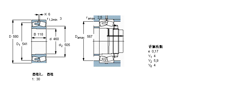 SKF 球面滚子24892CAK30MA/W20样本图片