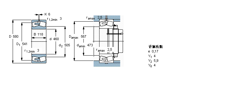 SKF 球面滚子24892CAMA/W20样本图片