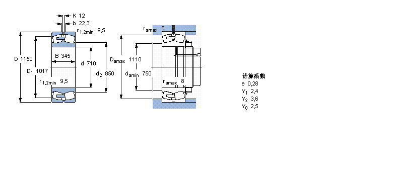 SKF 球面滚子231/710CA/W33样本图片