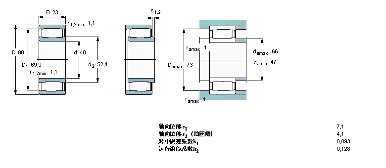 SKF CARB圆环滚子C2208V样本图片