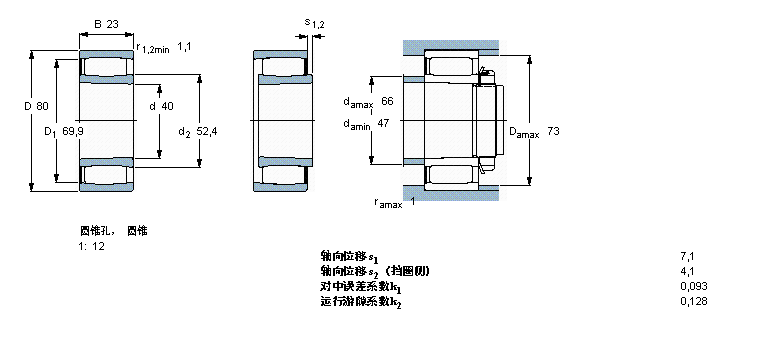 SKF CARB圆环滚子C2208KV样本图片