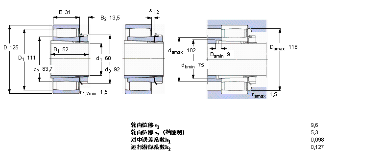 SKF CARB圆环滚子C2214KV+H314样本图片