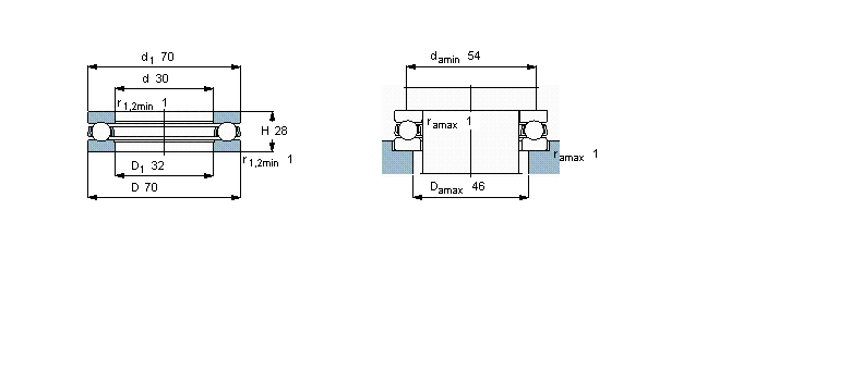 SKF 推力球51406样本图片