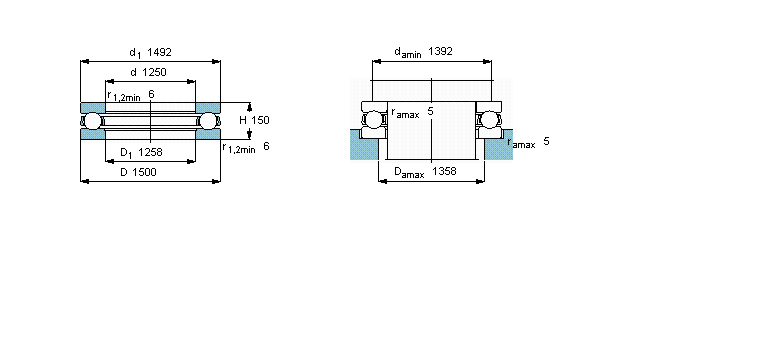 SKF 推力球351006A样本图片