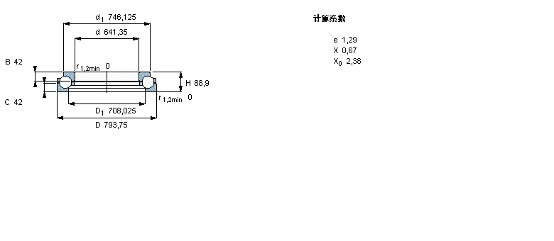 SKF 角接触推力球BDAB351905样本图片
