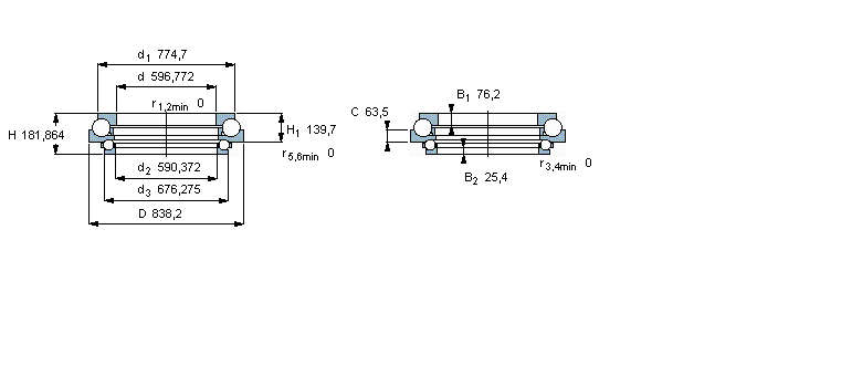 SKF 角接触推力球BEAB351867样本图片
