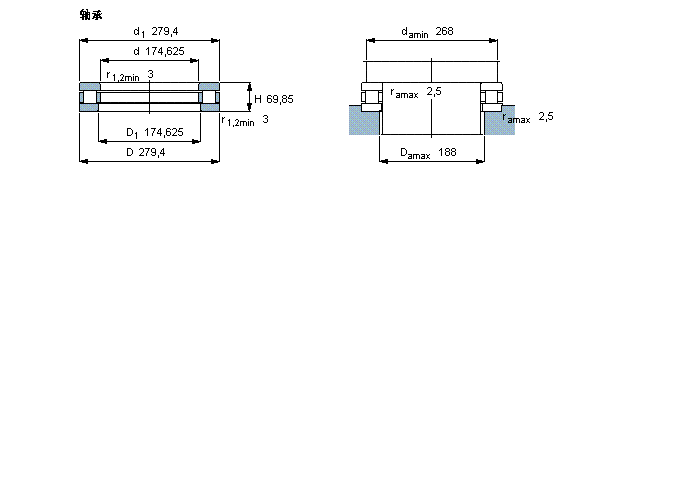 SKF 圆柱滚子推力BGSB358467样本图片