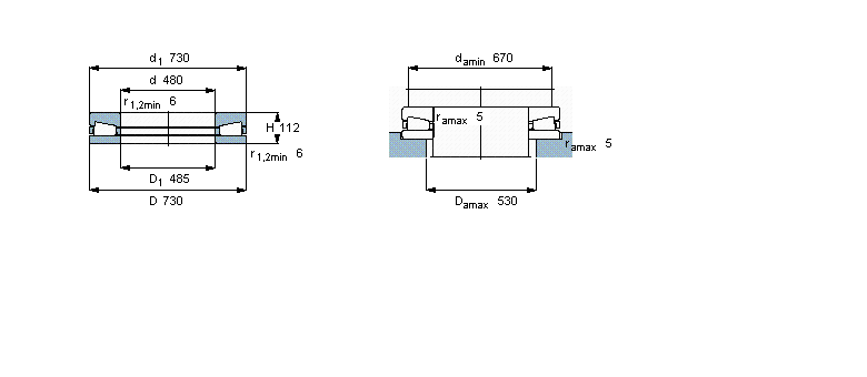 SKF 圆锥滚子推力350998样本图片