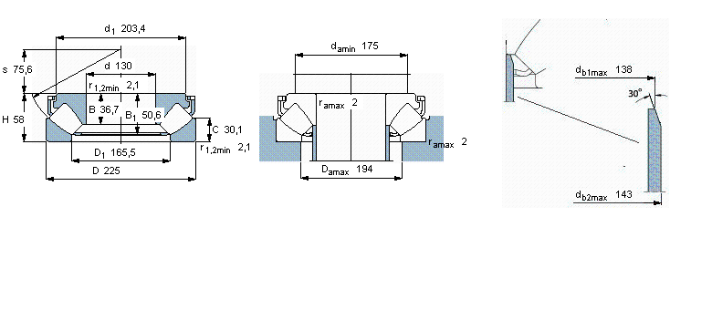 SKF 球面滚子推力29326E样本图片