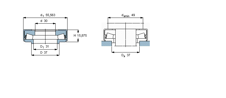 SKF 圆锥滚子推力BFSB353325/HA3样本图片