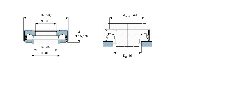 SKF 圆锥滚子推力BFS-0004E/HA3样本图片