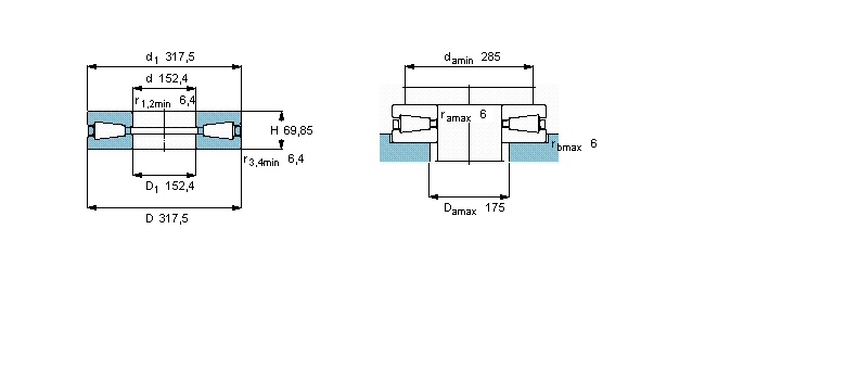 SKF 圆锥滚子推力K-T611样本图片