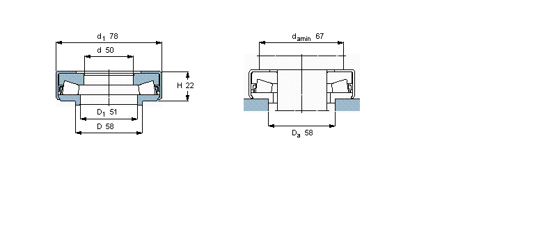 SKF 圆锥滚子推力BFSB353323/HA3样本图片
