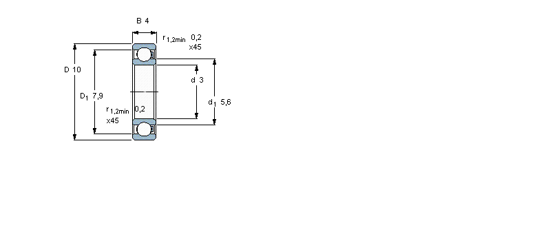 SKF 聚合物球623/HR22Q2样本图片
