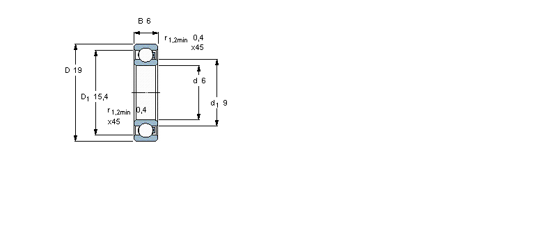 SKF 聚合物球626/HR11TN样本图片