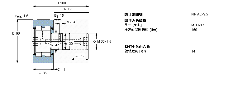 SKF 凸轮从动件PWKR90.2RS样本图片