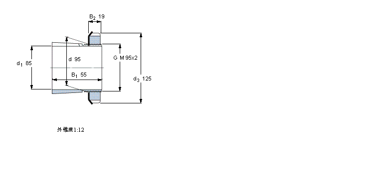 SKF 紧定套H219样本图片