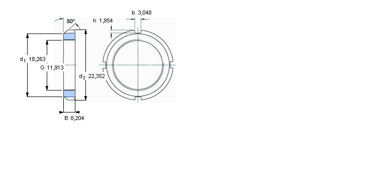 SKF N和AN锁定螺母N01样本图片