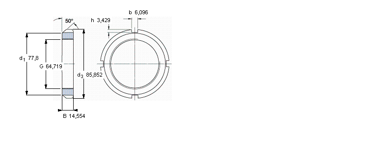 SKF N和AN锁定螺母N13样本图片