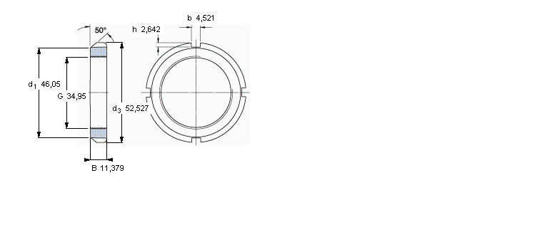 SKF N和AN锁定螺母N07样本图片