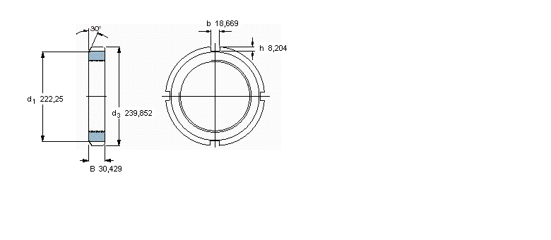 SKF N和AN锁定螺母N040样本图片