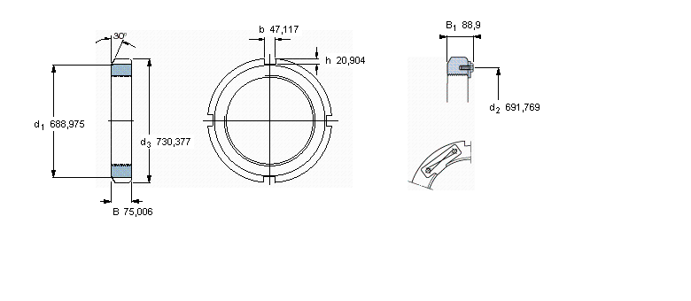 SKF N和AN锁定螺母N630样本图片