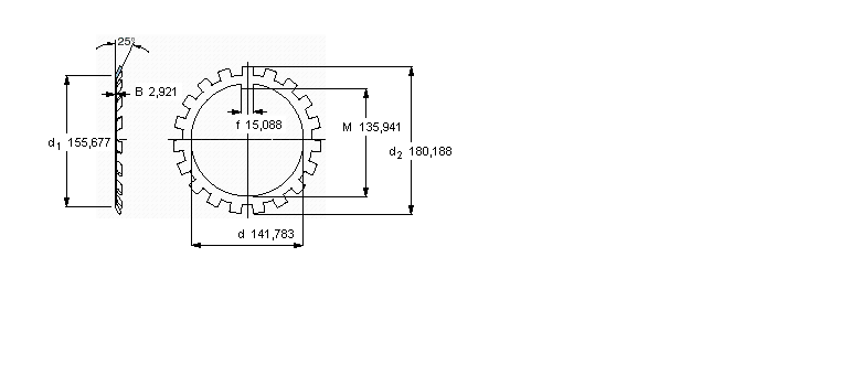 SKF W锁紧垫圈W028样本图片