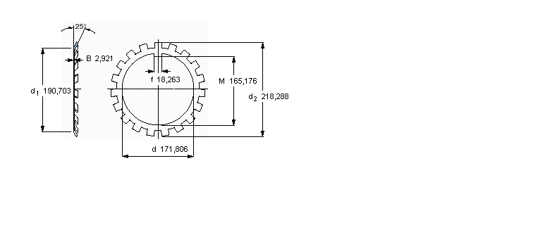 SKF W锁紧垫圈W034样本图片