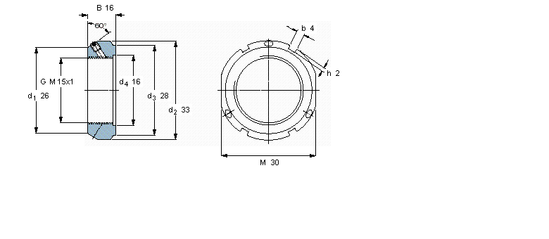 SKF 带锁紧销的KMT精密锁紧定螺母KMT2样本图片