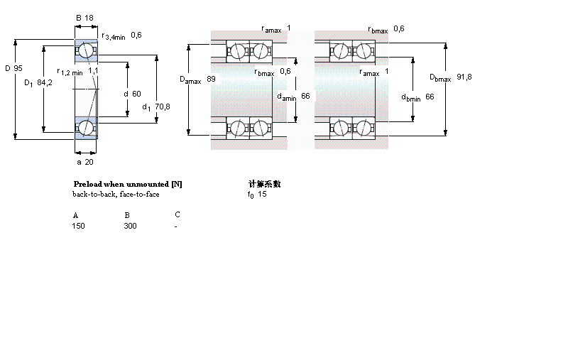 SKF 角接触球7012CD/HCP4A样本图片