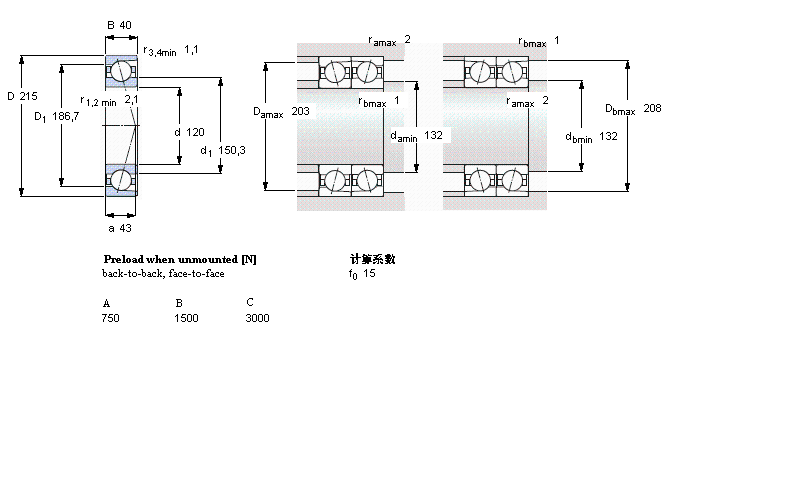 SKF 角接触球7224CD/P4A样本图片
