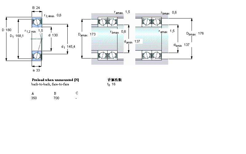 SKF 角接触球S71926CD/HCP4A样本图片