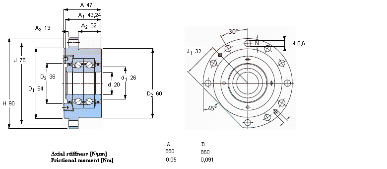 SKF 角接触推力球 for screw drivesFBSA204/DF样本图片