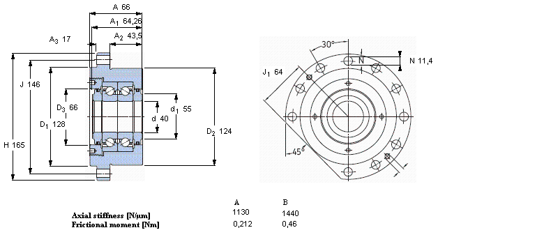 SKF 角接触推力球 for screw drivesFBSA208/DB样本图片
