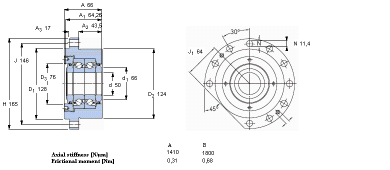 SKF 角接触推力球 for screw drivesFBSA210/DB样本图片