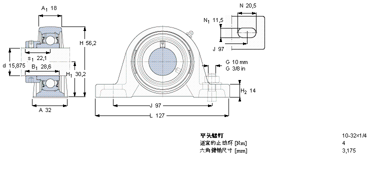 SKF Y-型立式座单元SY5/8FM样本图片