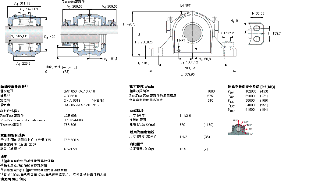 SKF 剖分立式座SAFC3056KAx10.7/16样本图片