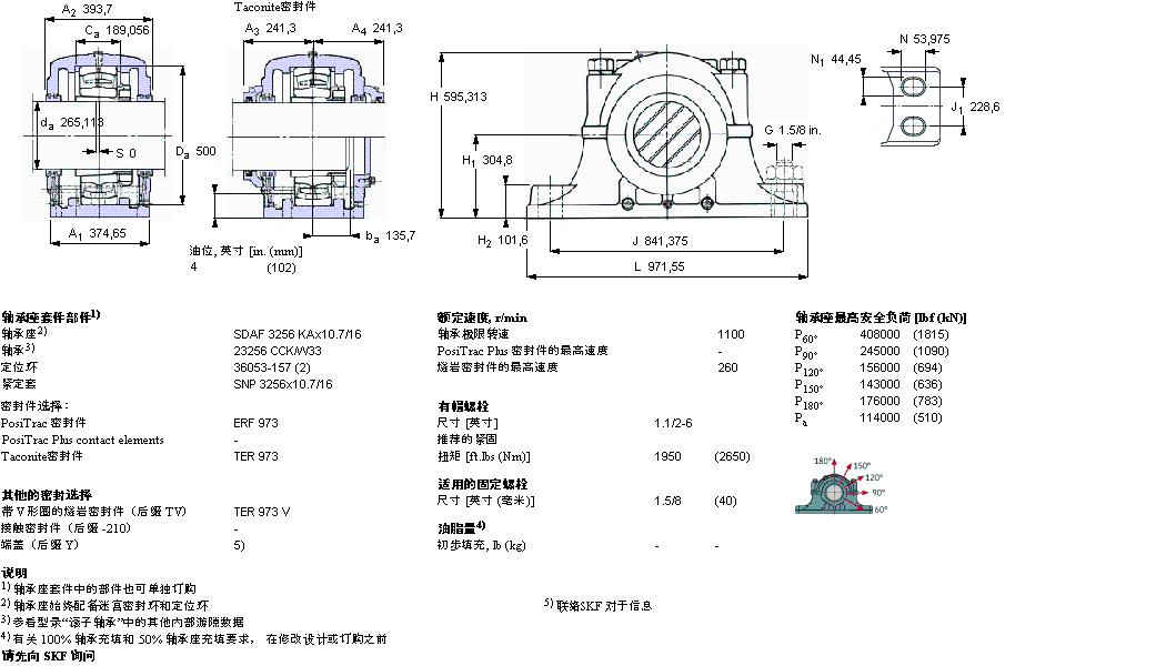 SKF 剖分立式座SDAF23256KAx10.7/16样本图片